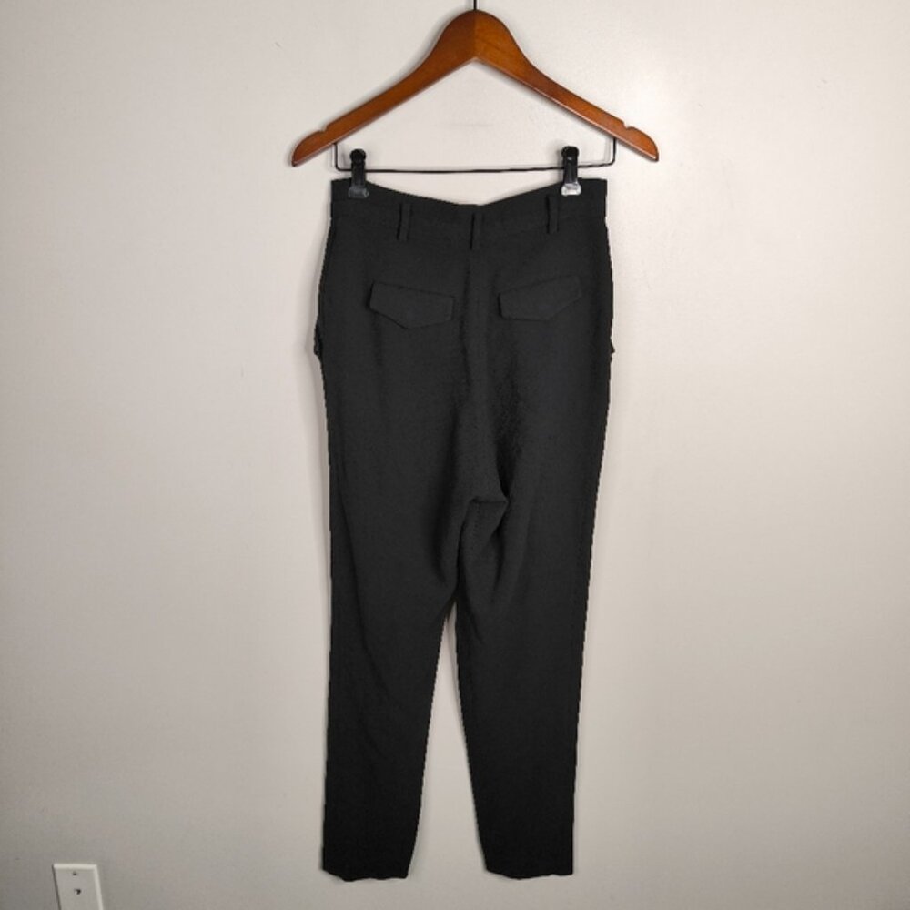 Aritzia Wilfred Le Fou Minimalist Pleated Modern Flap Pocket Tapered Pants 2 - Picture 5 of 10